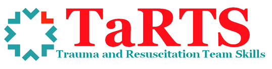 Trauma and resuscitation team skills or T a R T S logo